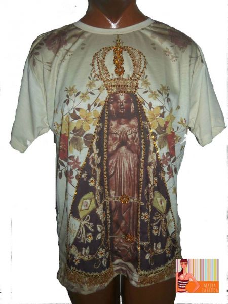 Nossa Senhora Aparecida Flores - Ref.494A0B